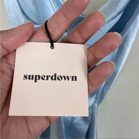 Superdown x Revolve Billie Drape Midi Dress Dusty Blue
Size XXS - Picture 4 of 10